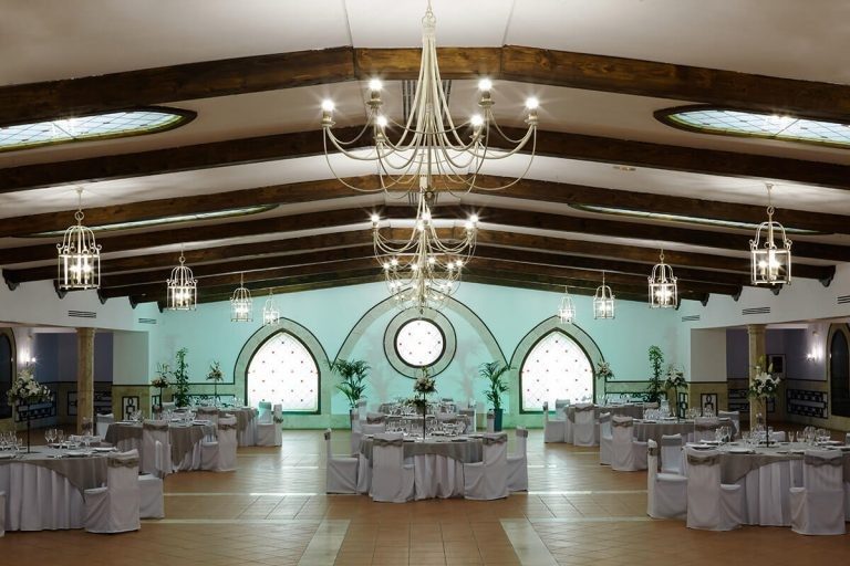 Interior del salón de banquetes