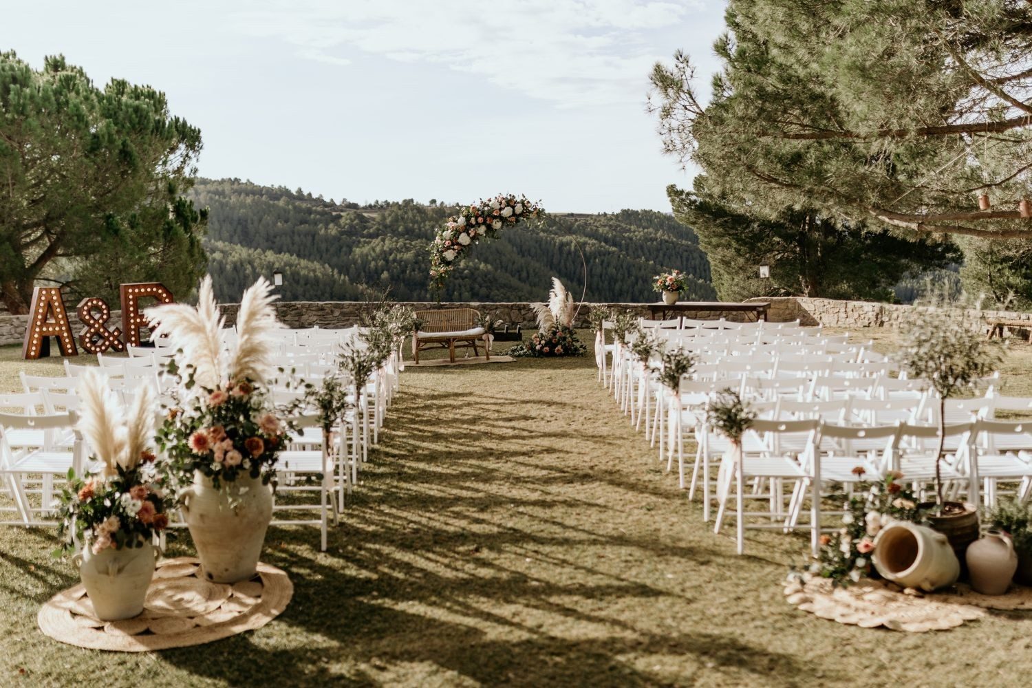 Ceremonia al aire libre