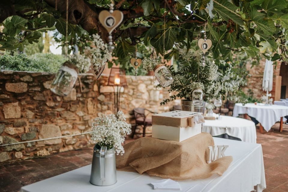 Fotografía de una boda en Can Cortada