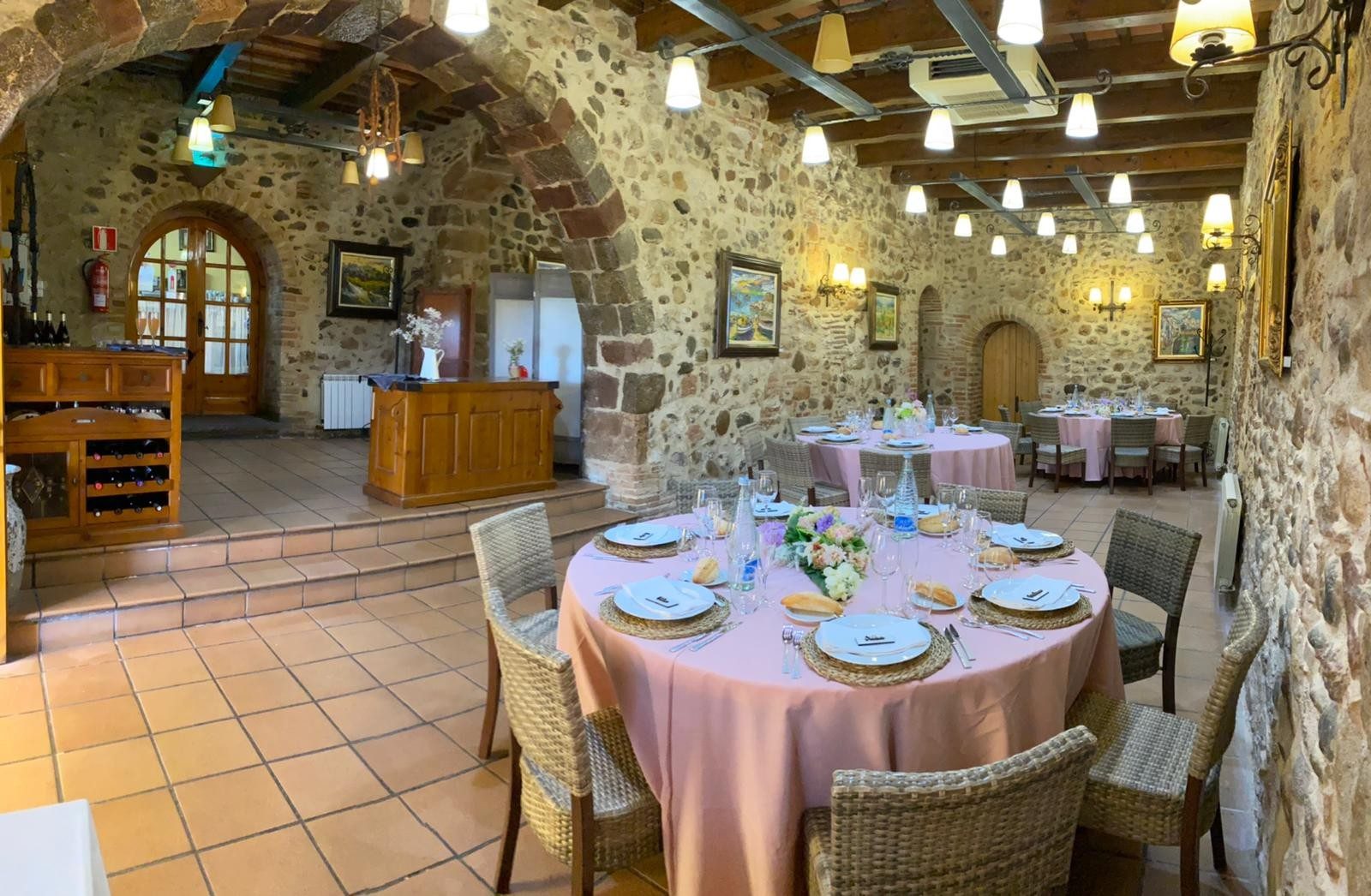 Interior de la masía