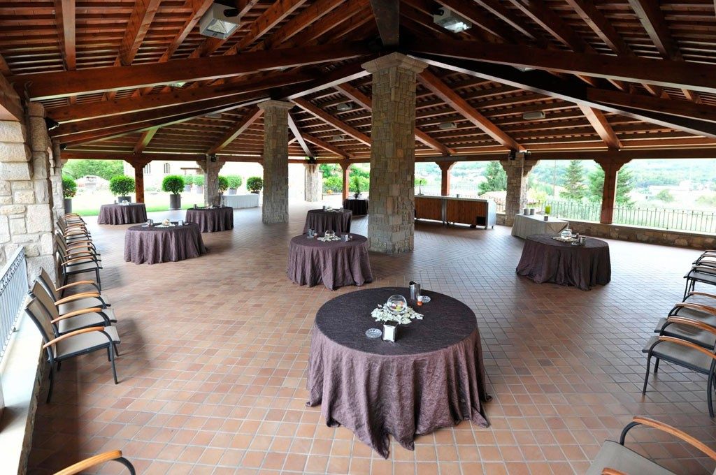 Montaje de boda en interior o porche