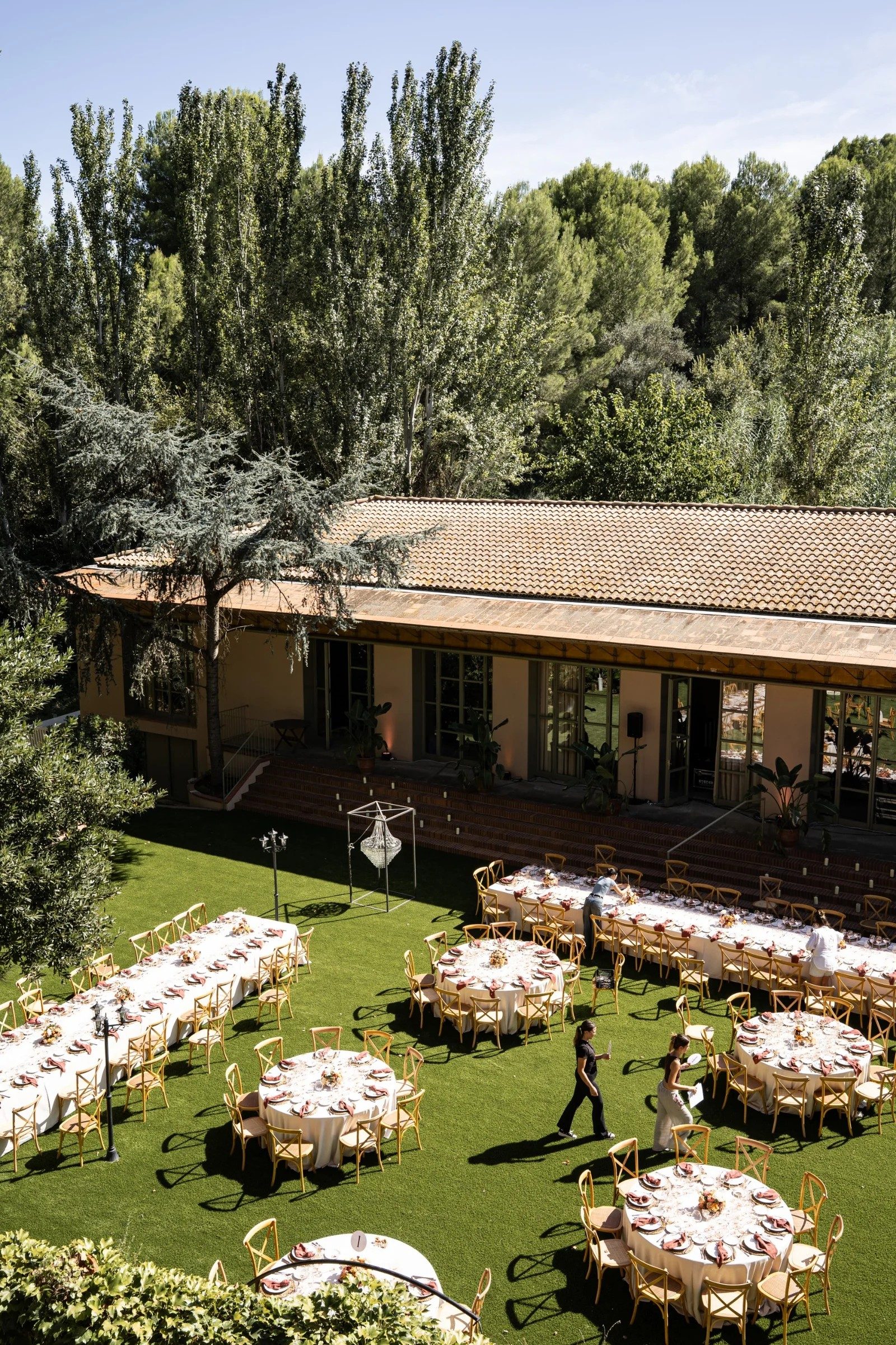 Vista aérea del Jardín Principal