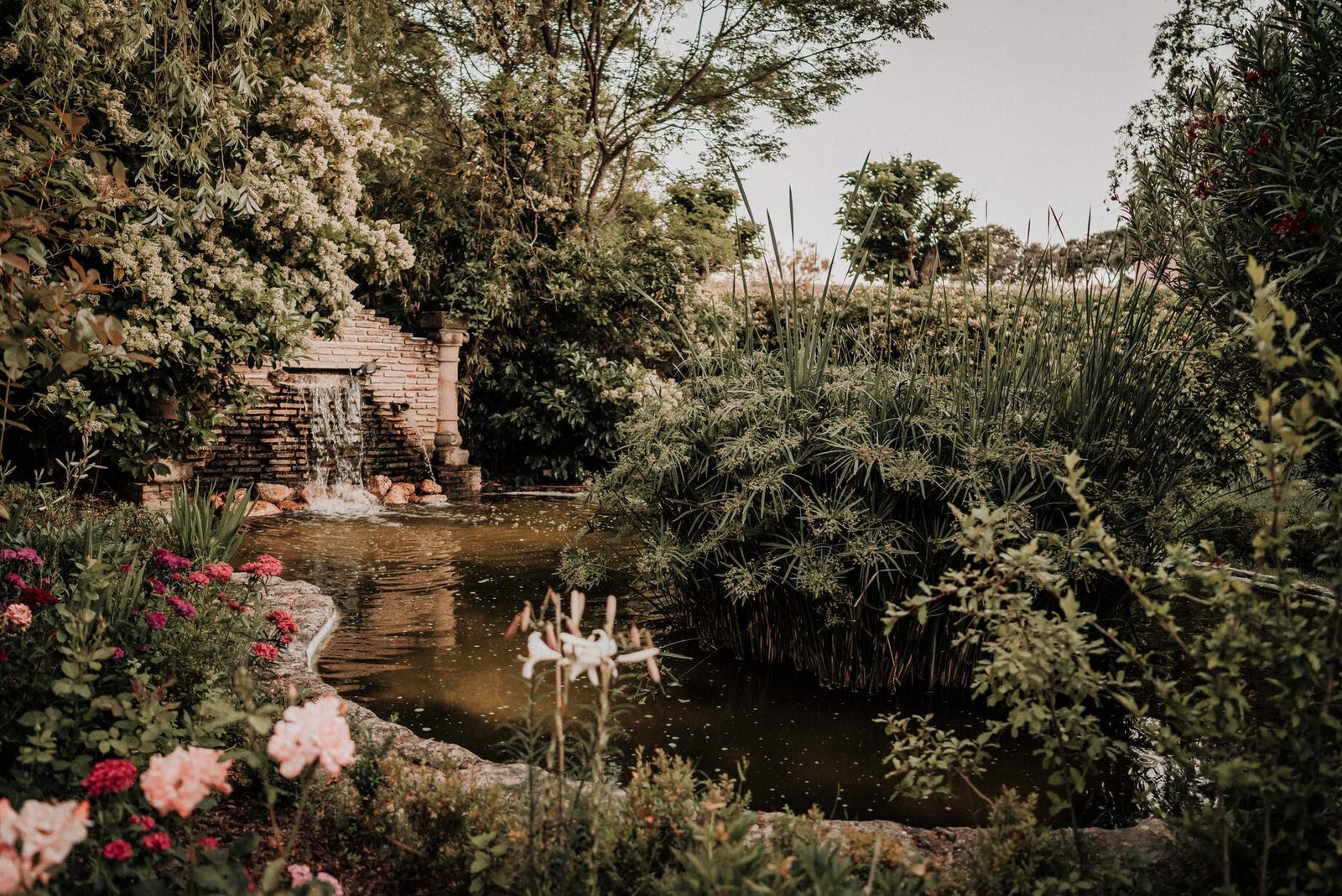 Montaje de boda en la finca