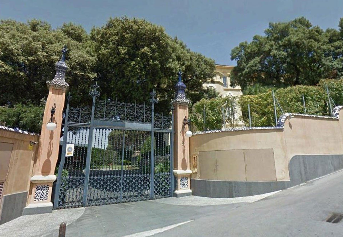 Entrada de la finca