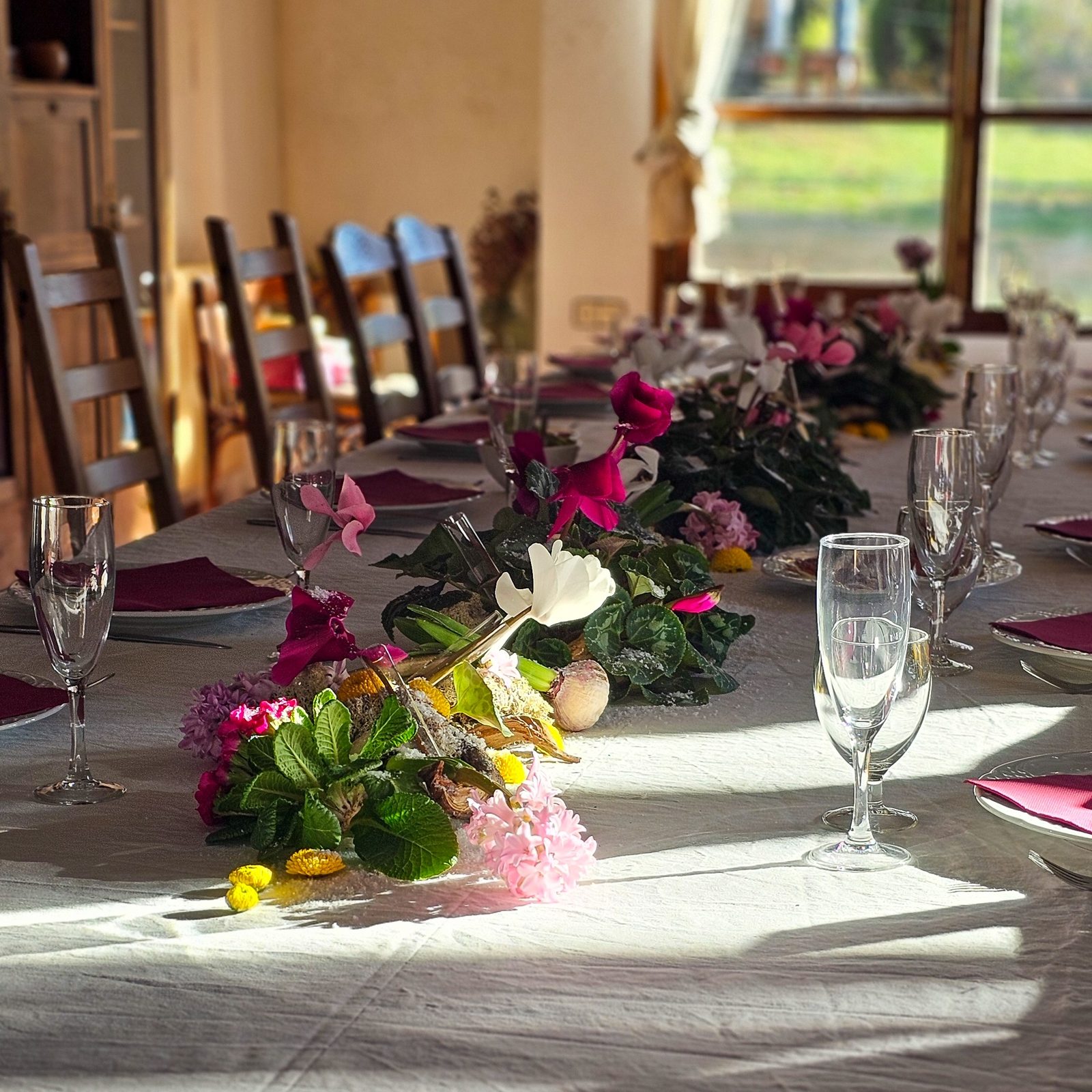 Celebración en la casa rural