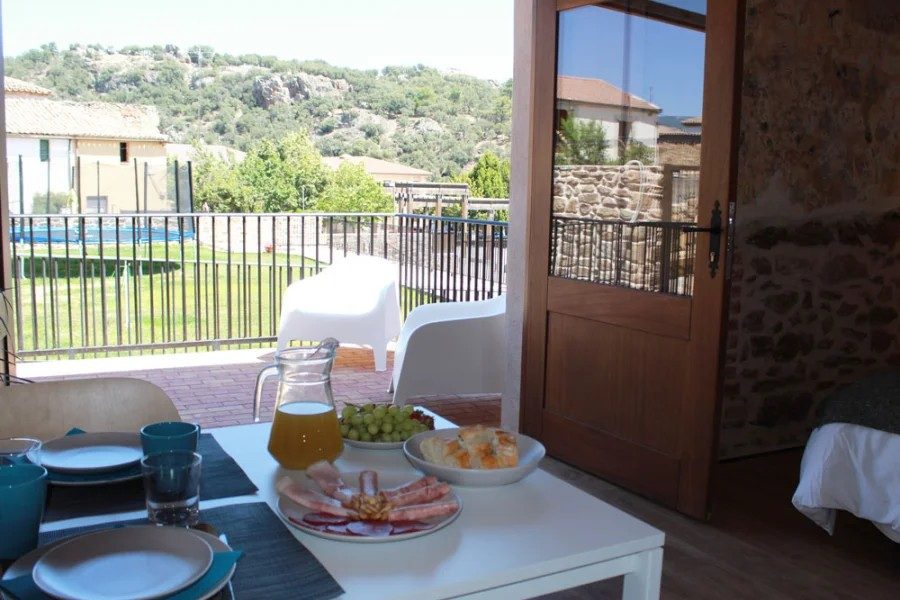 Terraza de un apartamento