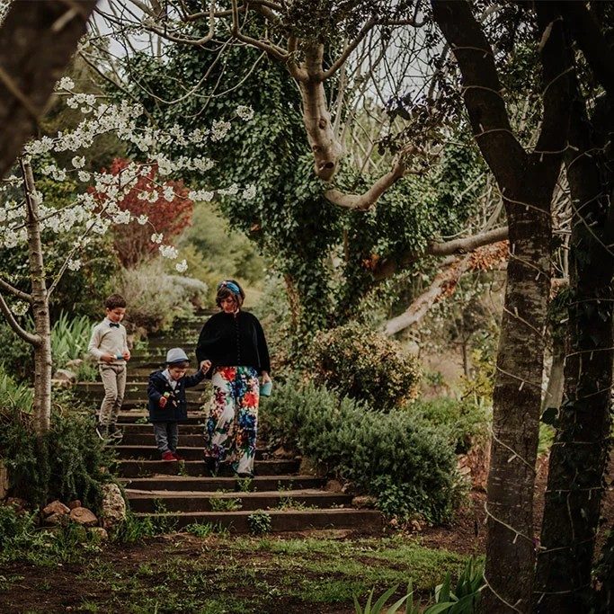 Boda en el entorno natural de la masía