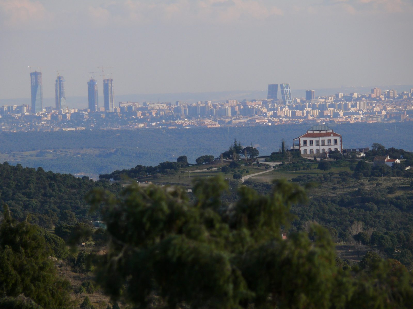 La finca con Madrid al fondo