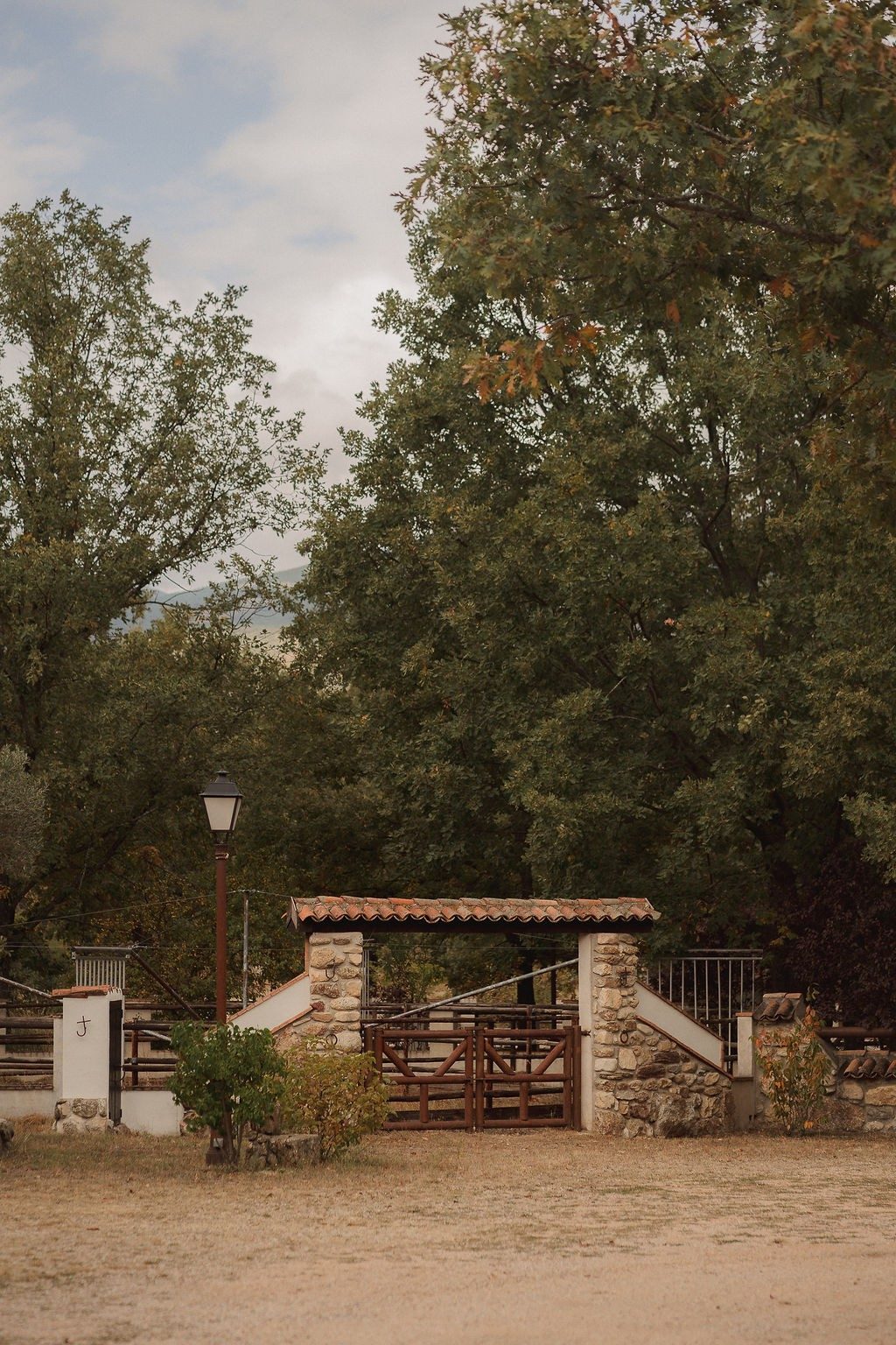 Entrada a la finca