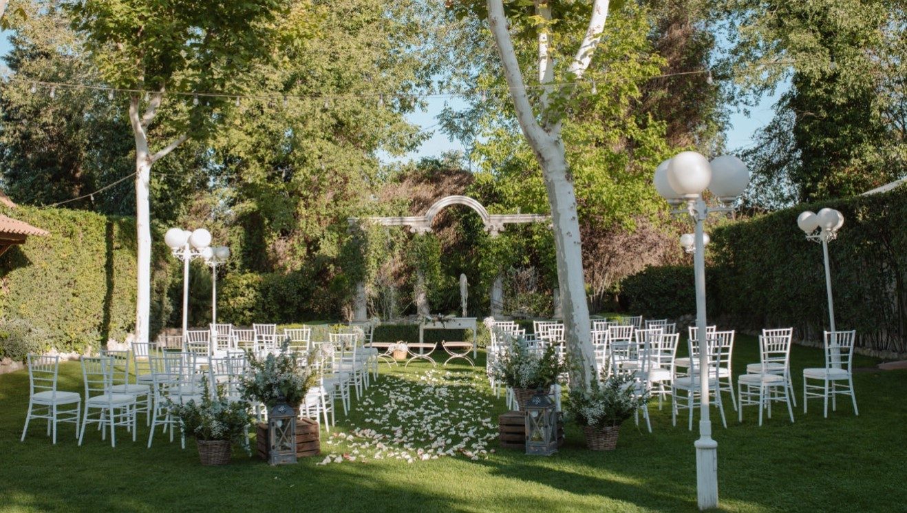 Ceremonia en el jardín
