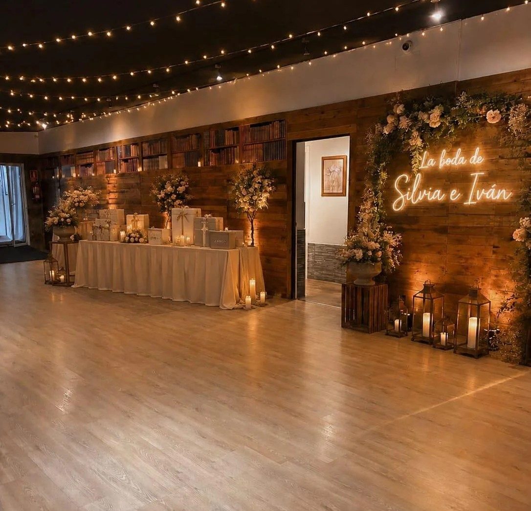Salón de baile en una boda