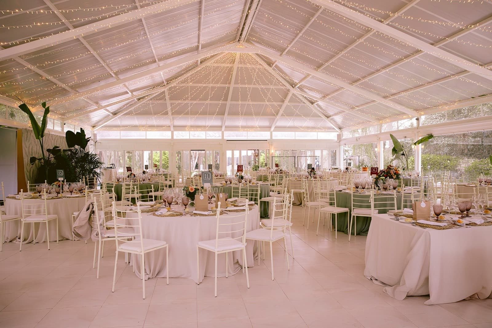 Casa de Cristal, el comedor acristalado
