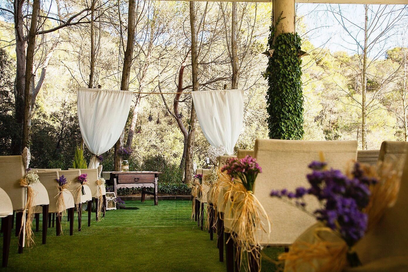 Ceremonia en la finca