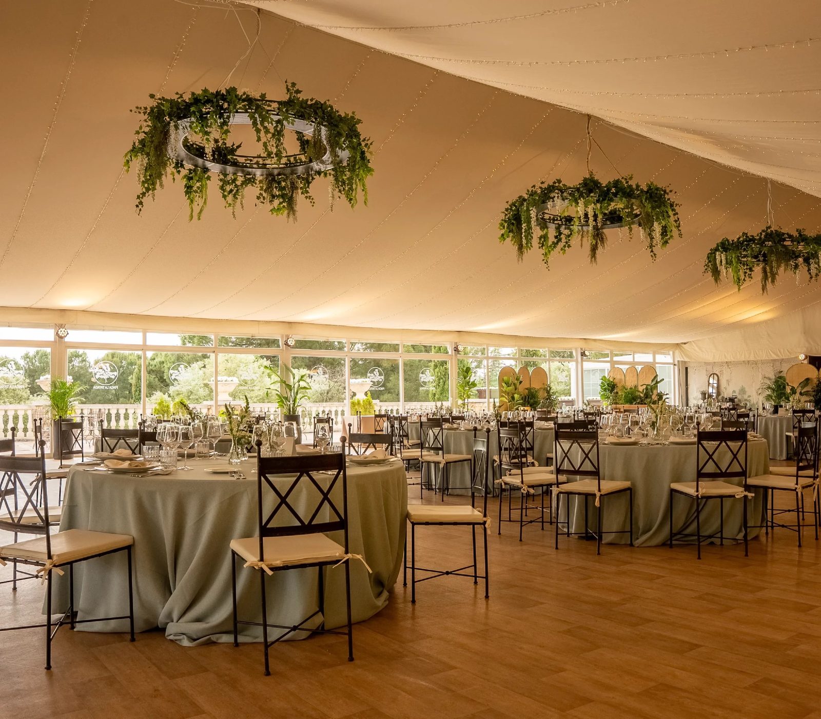 Salón acristalado