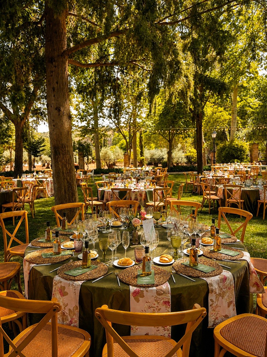 Banquete de boda en la finca
