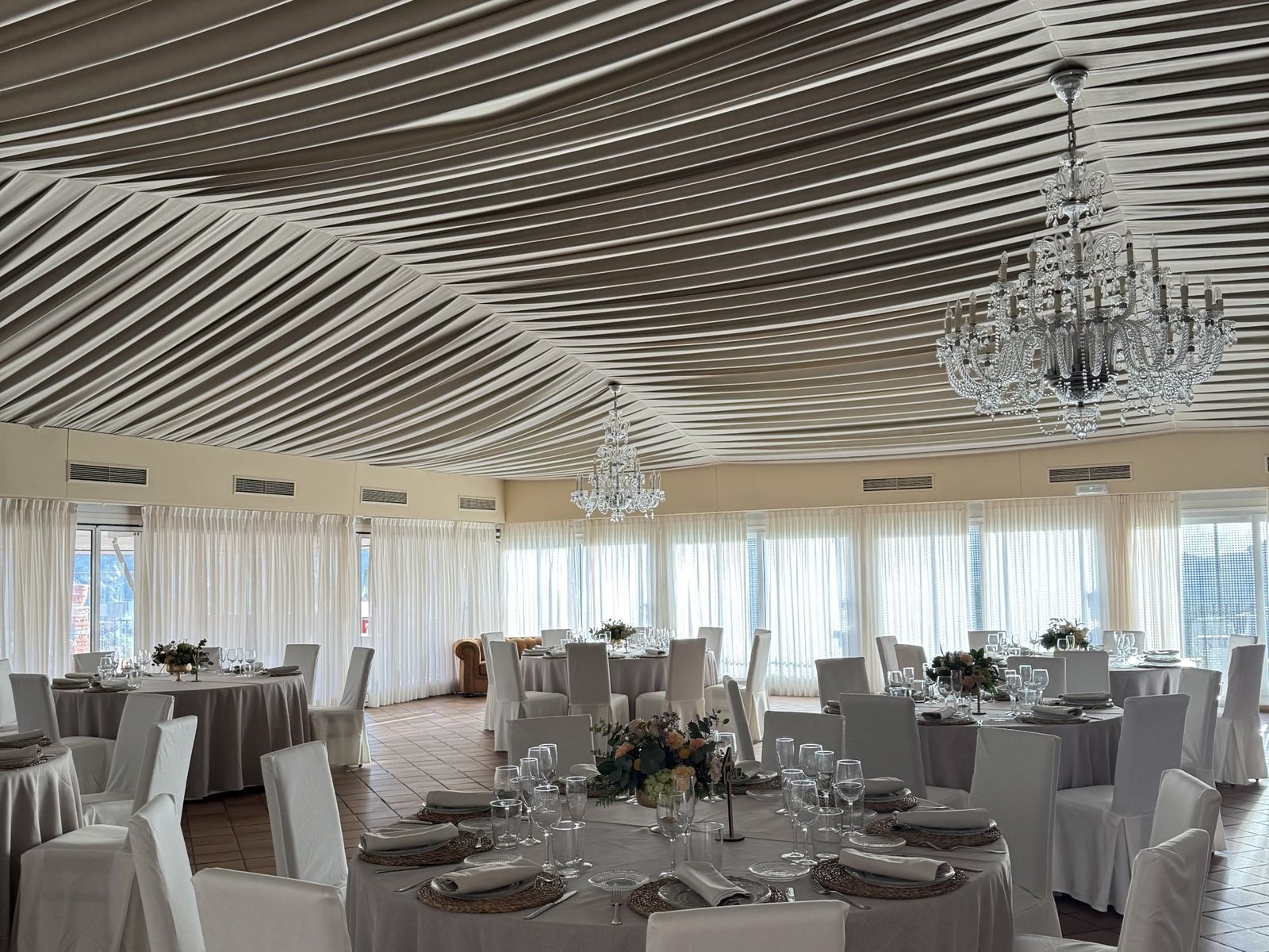 Salón Luz, interior acristalado