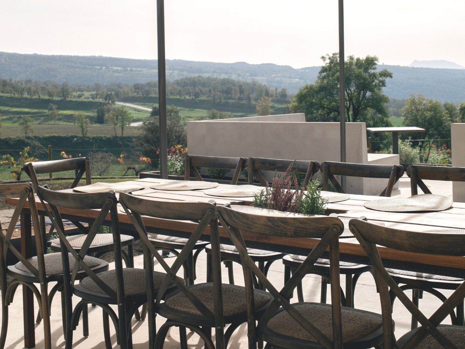 Terraza con vistas