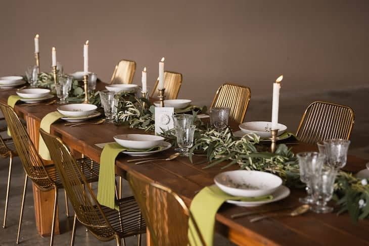 Banquete de boda en la masía