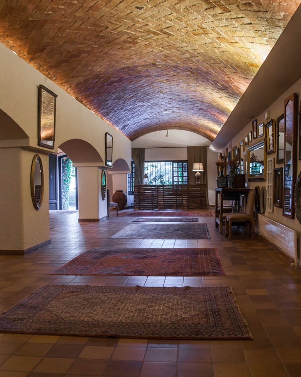 El Salón Celler con sus techos abovedados