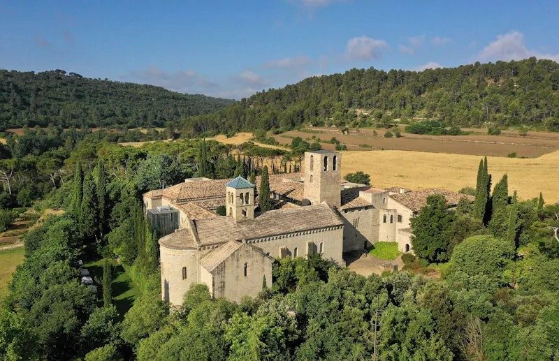 Vista del monasterio de Sant Benet de Bages