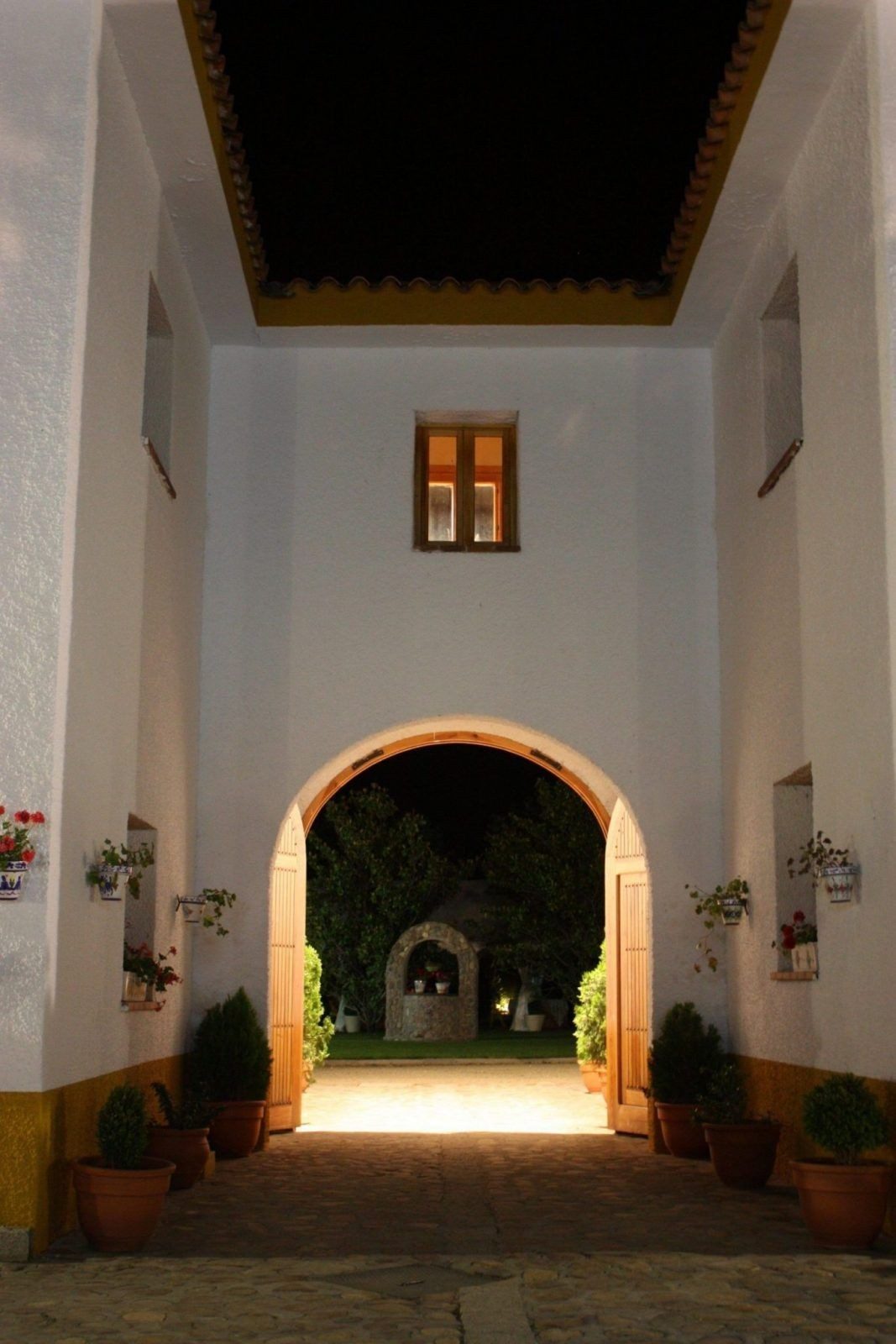 Vista de la finca