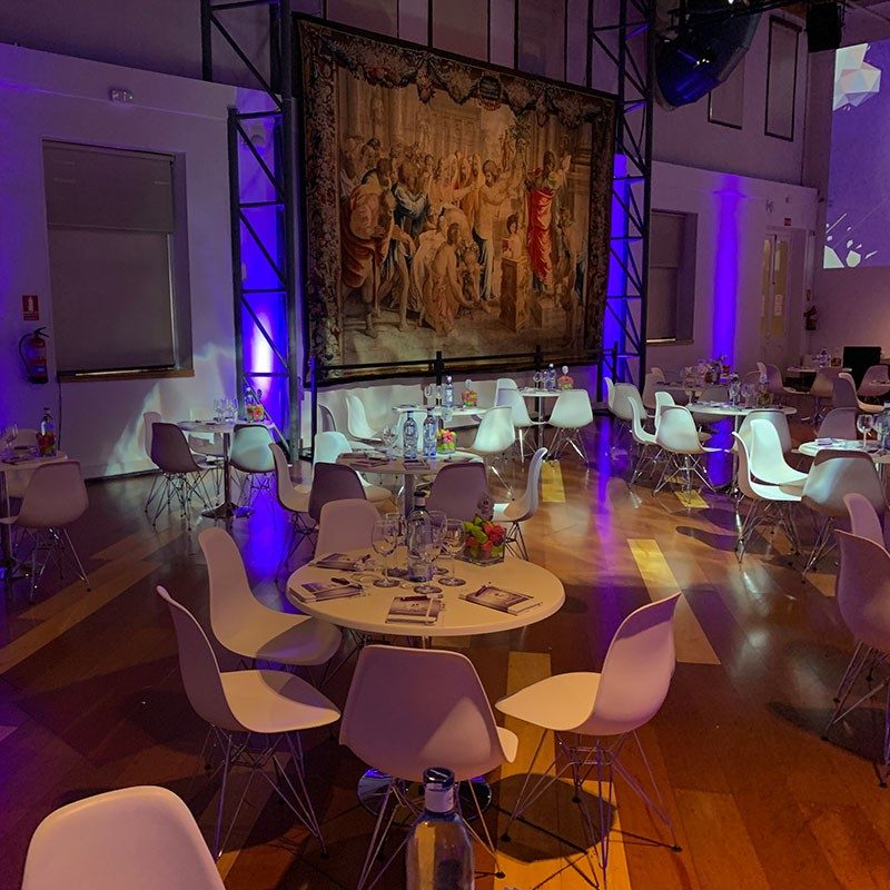 Sala Goya en montaje cabaret